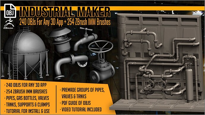 01-industrial-maker-scifi-factory-pipes-objs-for-any-3d-app-zbrush-brushes-by-artistic-squad-artstation